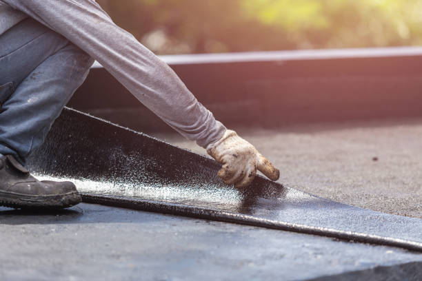 Professional Waterproofing technician working in Wrightstown, NJ